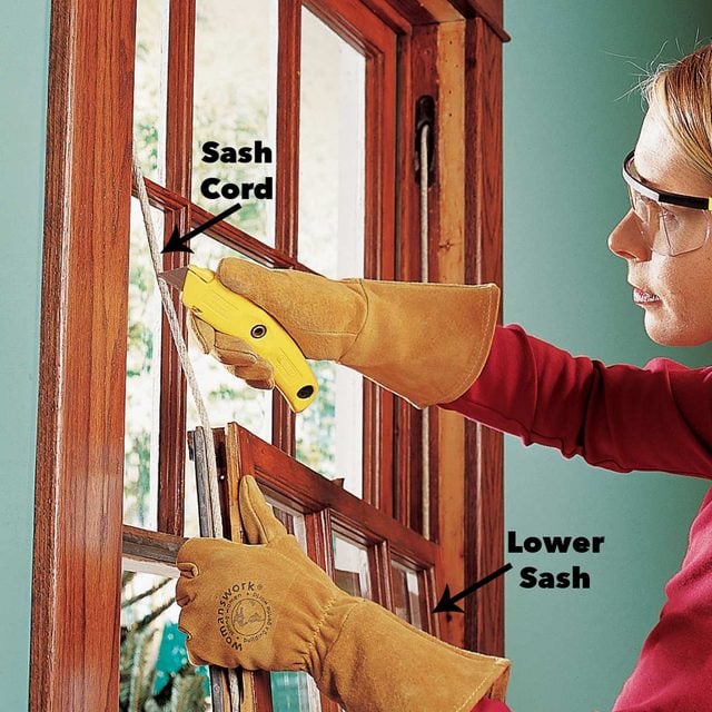 remove the lower sash diy window inserts replacing windows in old house