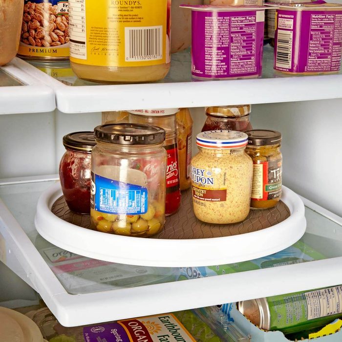 Put a Lazy Susan in Your Fridge
