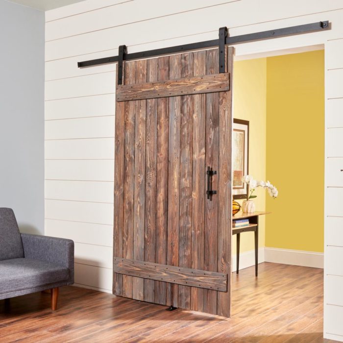 How To Build A Simple Rustic Barn Door The Family Handyman