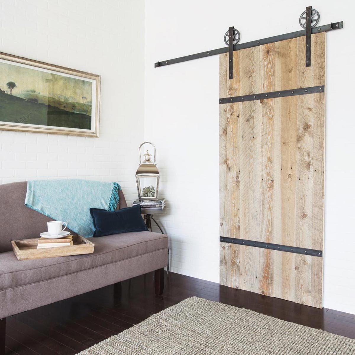 How To Build A Simple Rustic Barn Door The Family Handyman