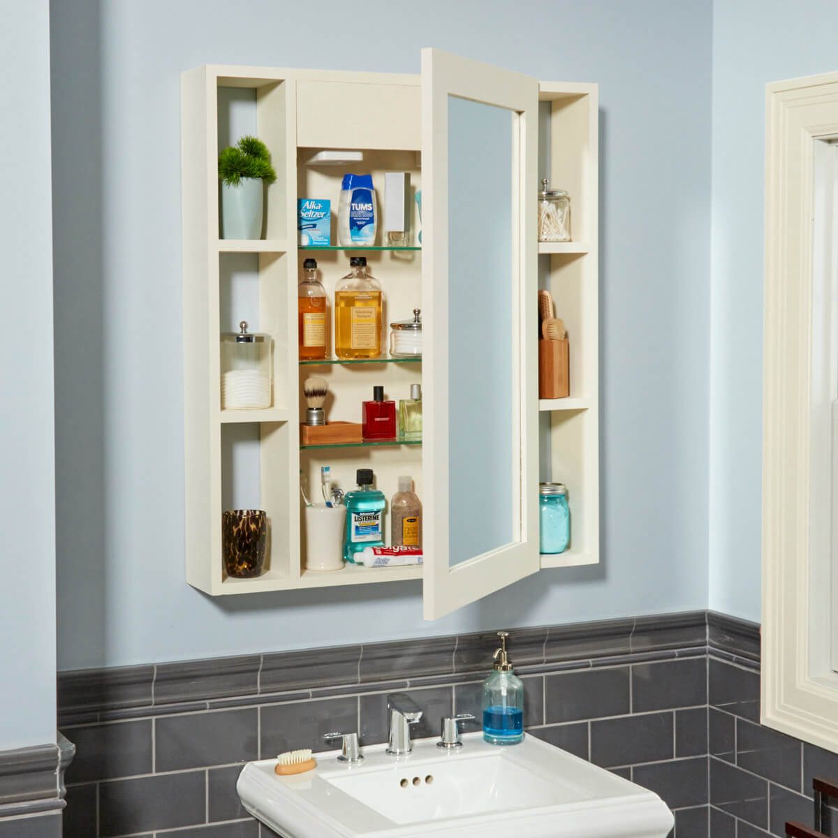 Make A Hidden Compartment Medicine Cabinet The Family Handyman