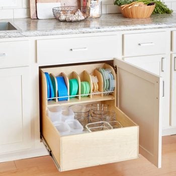 ultimate container storage cabinet tupper wear kitchen organization