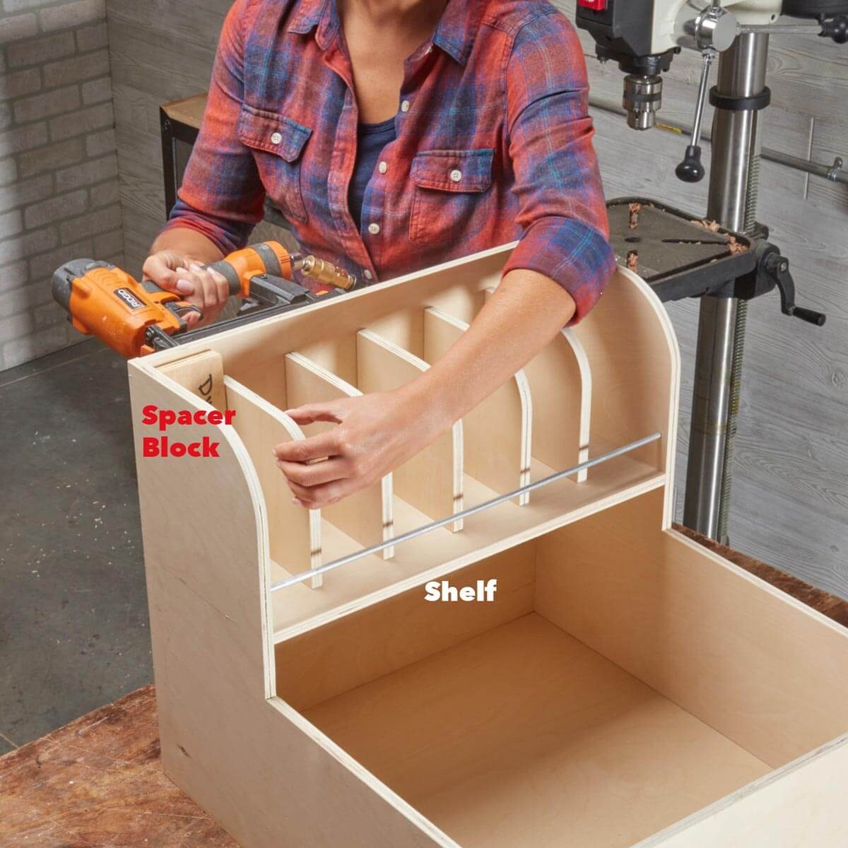 How to Build a Cabinet for Organizer Box Storage Containers with Additive  Woodworking Cabinetmaking 