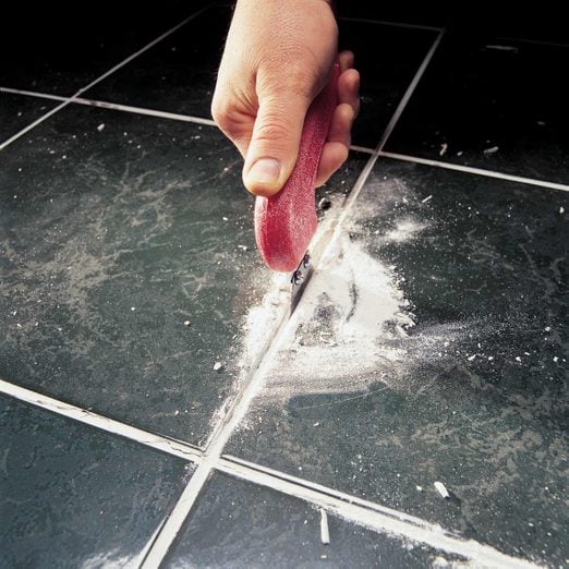 How To Repair Grout That S Ing, How To Fix Grout In Tiles