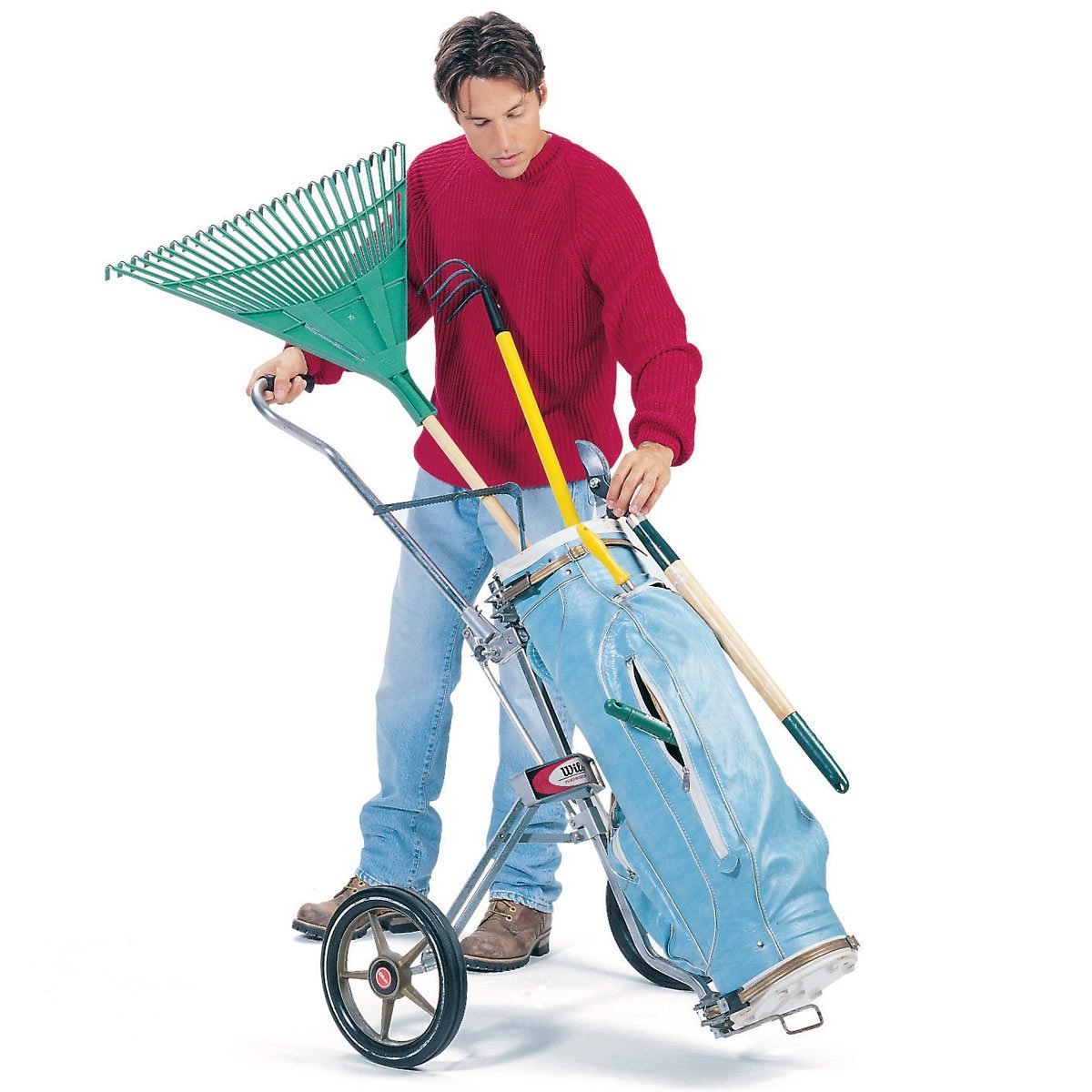 FH98APR_01300001 golf bag lawn tool carrier