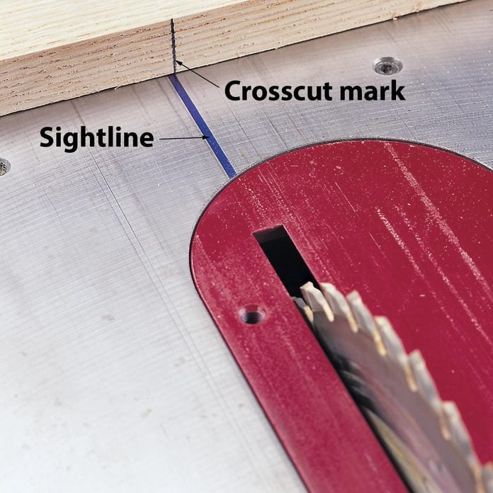 crosscut tip for table saw