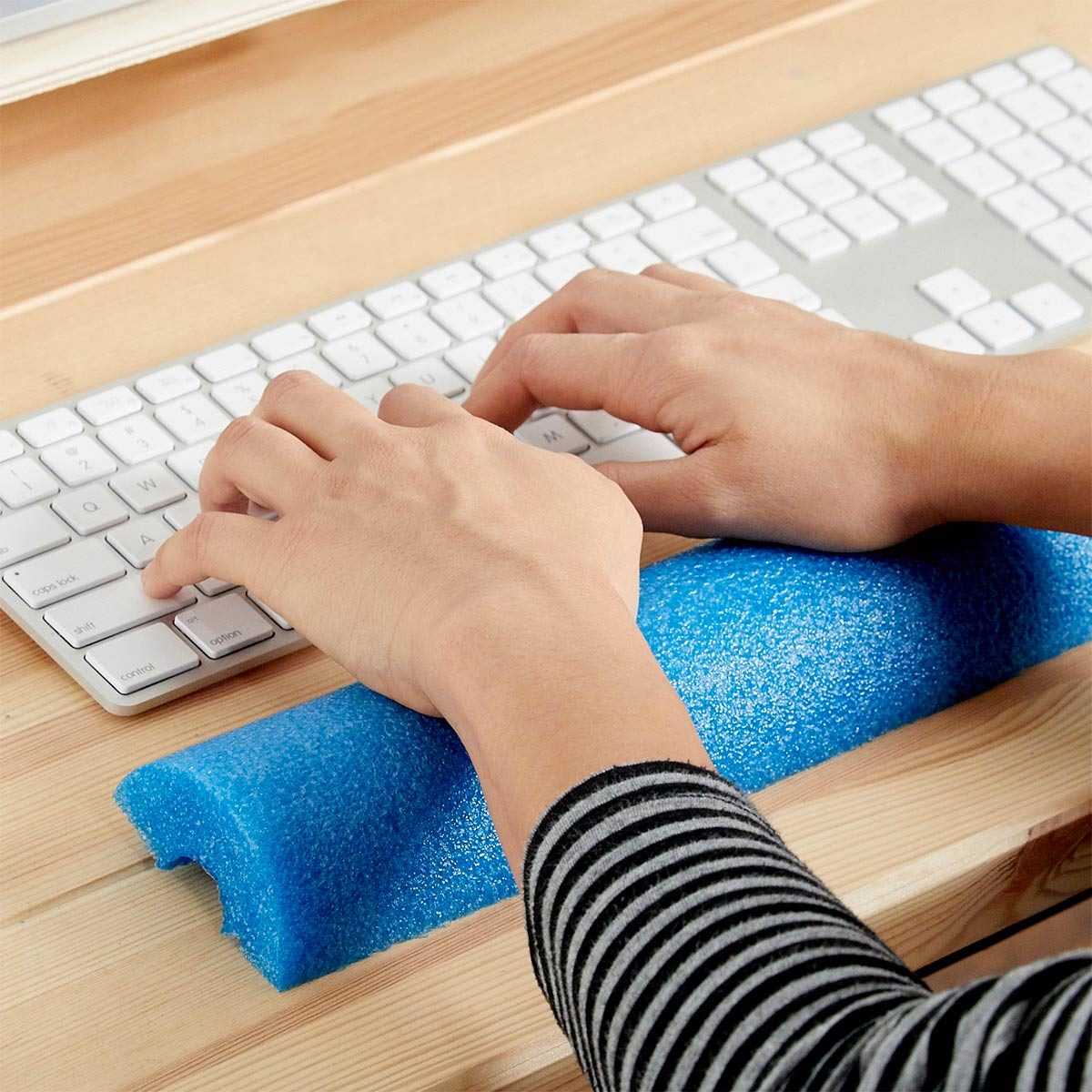 Pool Noodle Wrist Rest