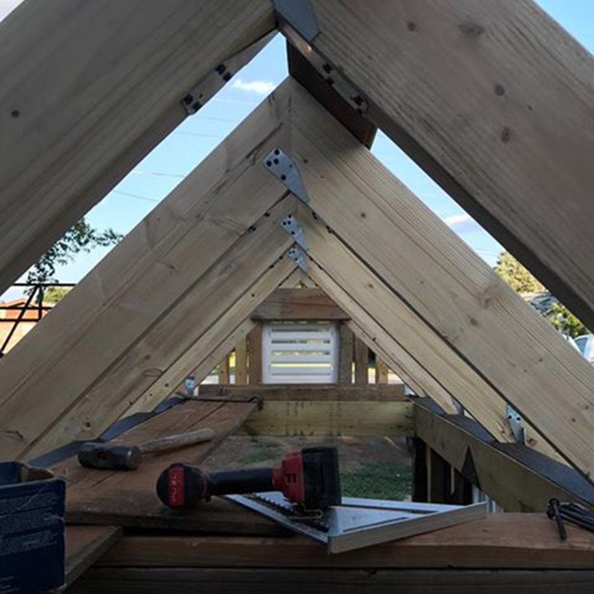 trusses for dog house