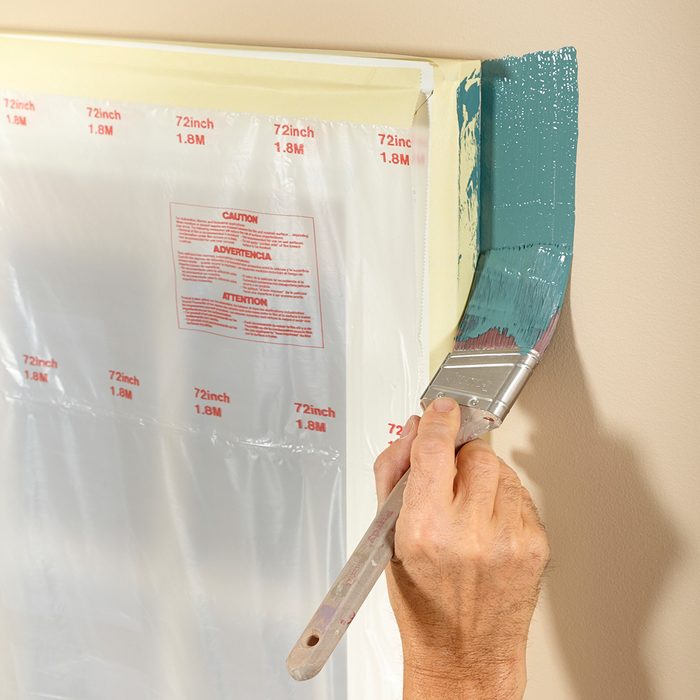 Avoid flooding the masking tape while painting | Construction Pro Tips