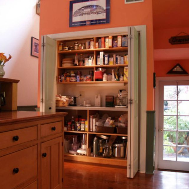 eclectic-kitchen building a pantry