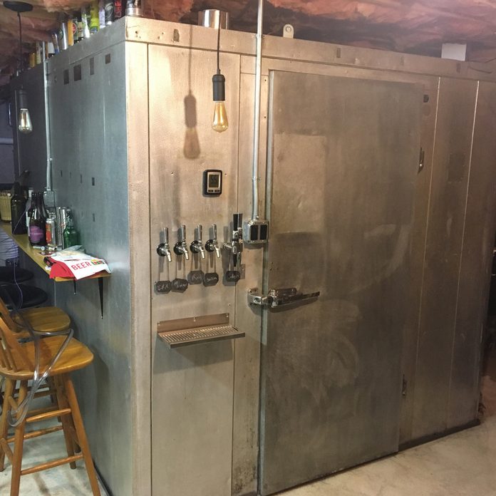 homemade-kegorator giant beer fridge key freezer 