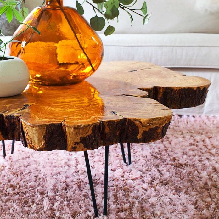 12 Incredible Diy End Tables Simple, Wood Slab Table Ideas
