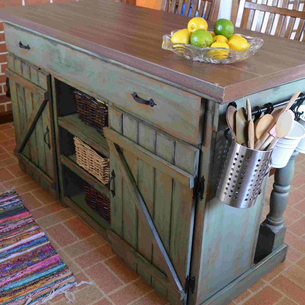 How to Build a DIY Kitchen Island on Wheels