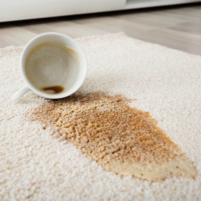 shutterstock_561916813 spilt coffee on carpet