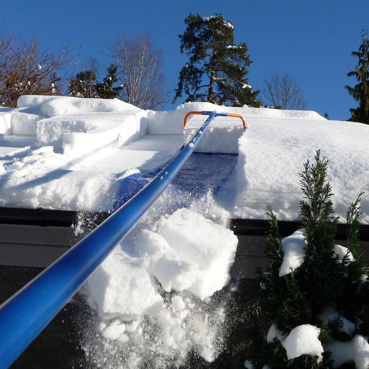 BirdRock Home Snow Moover 55 in. Extendable Foam Car Snow Brush