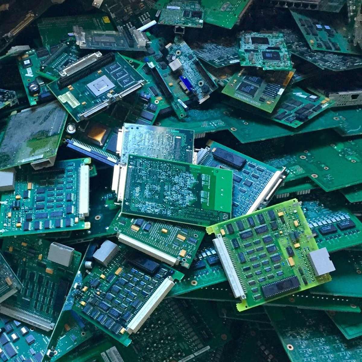 electronic waste circuit boards