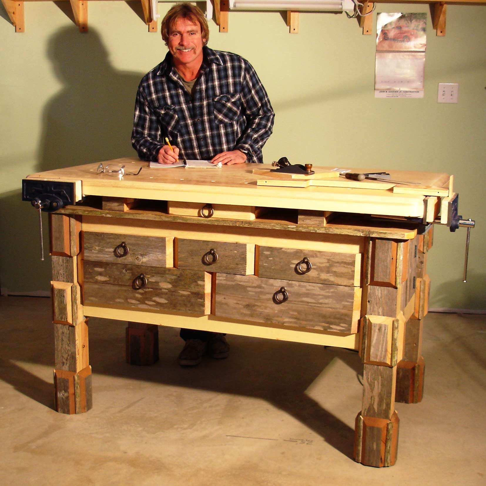 reader project: hefty woodworking bench — the family handyman