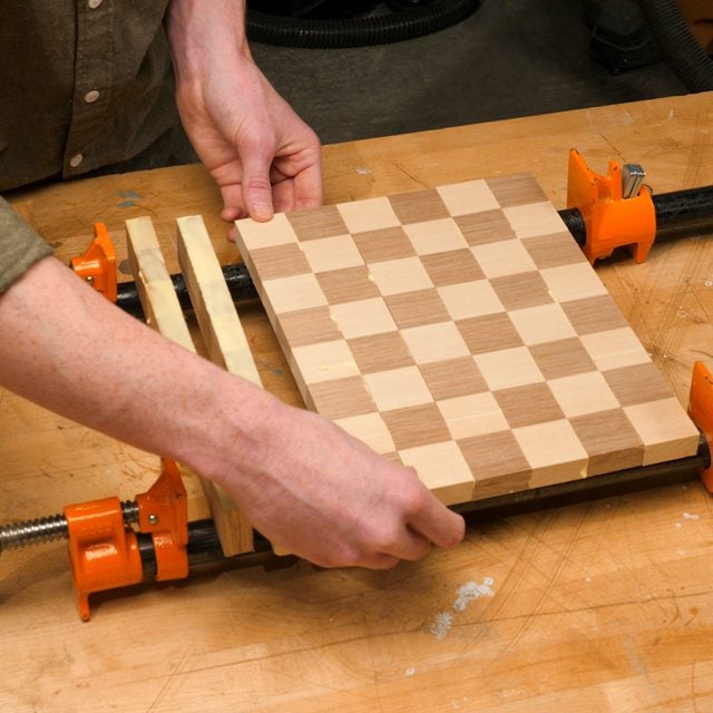 Chessboard Glue Up 2