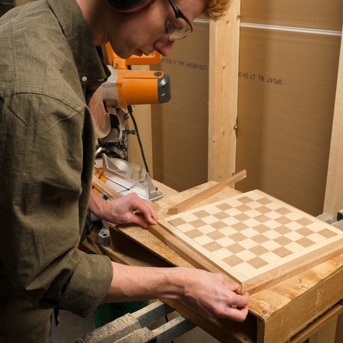 Chessboard Miter 45 Degree Angles