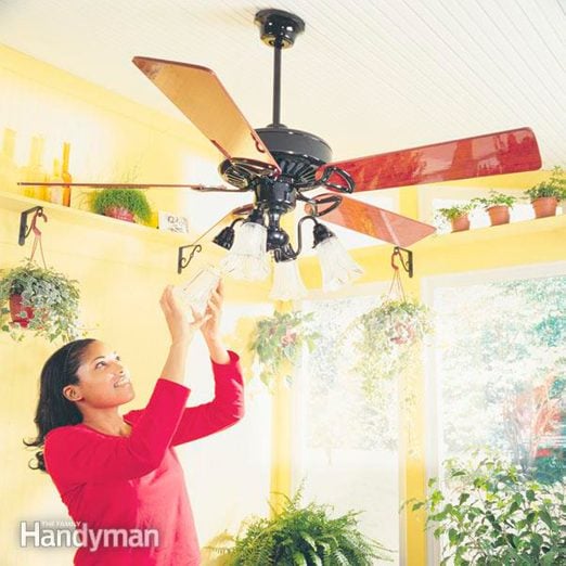How To Install Ceiling Fans Diy, Electrician To Put Up Ceiling Fan