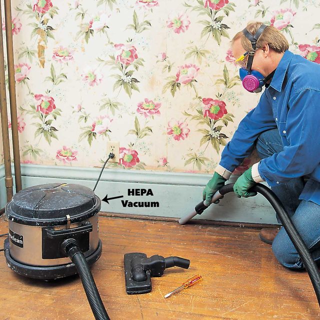 hepa vacuum up lead paint