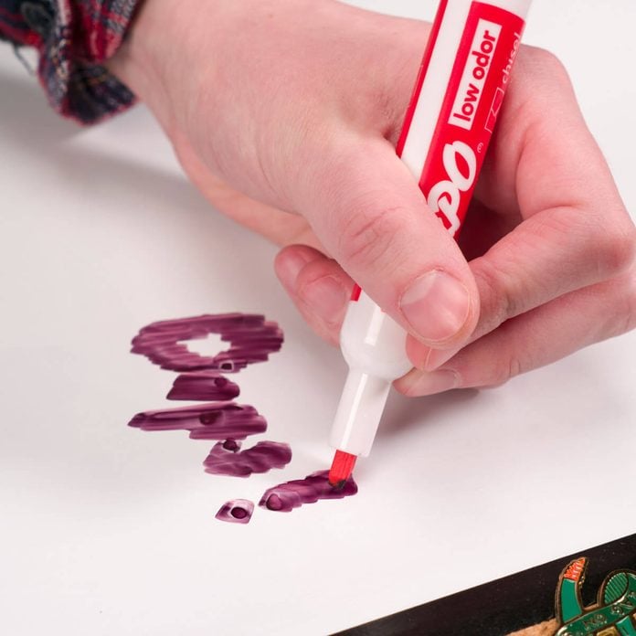 dry erase board permanent marker handy hint