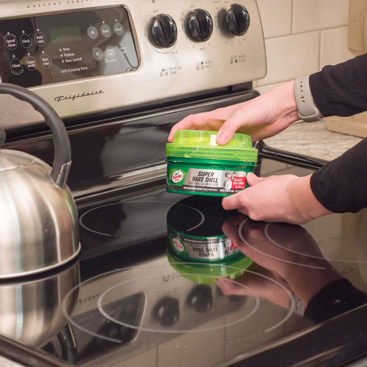 This Is What Happens When You Put Car Wax On Your Stove Top