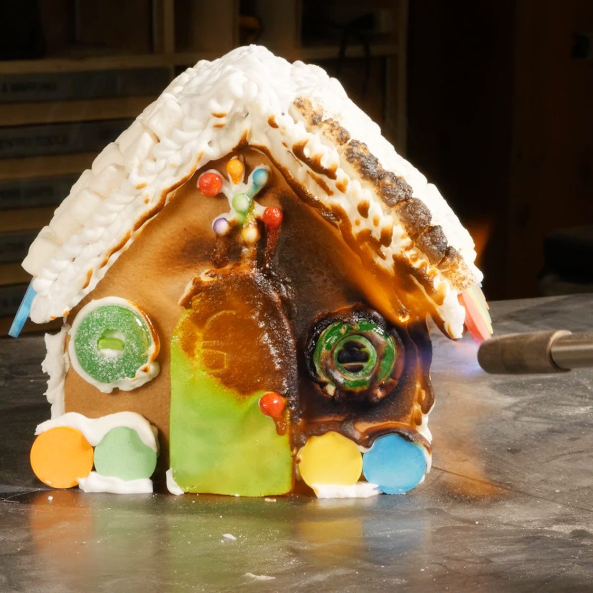 how to destroy gingerbread houses the family handyman