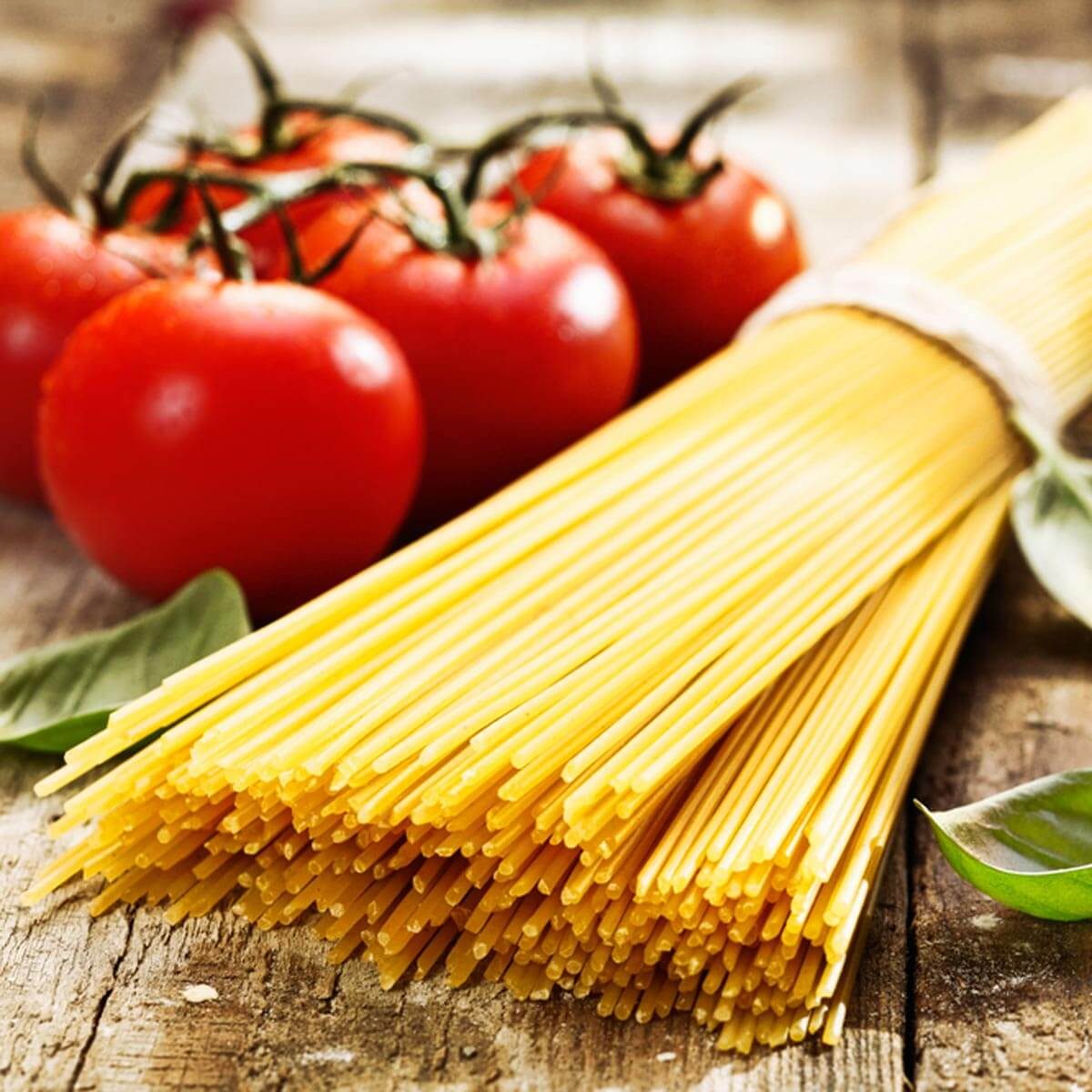 Dry pasta nooodles