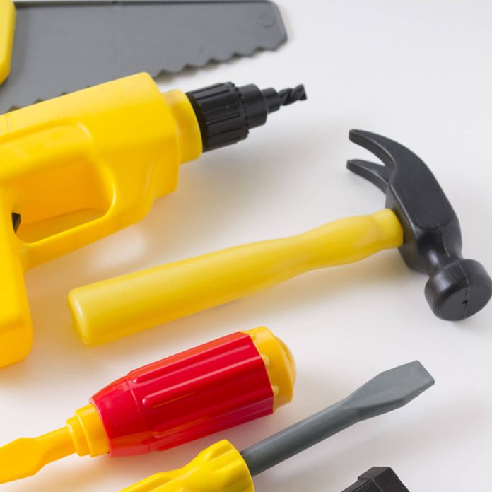 plastic toy tools