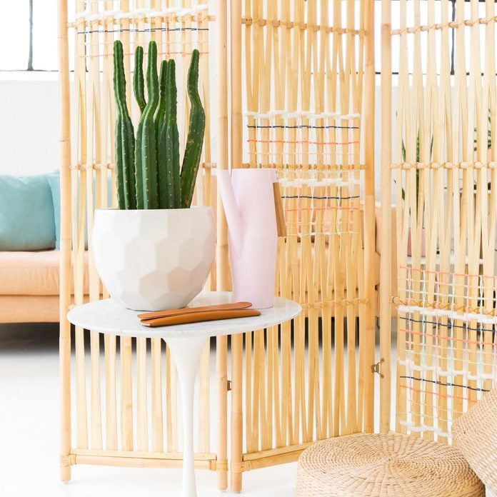 woven room divider