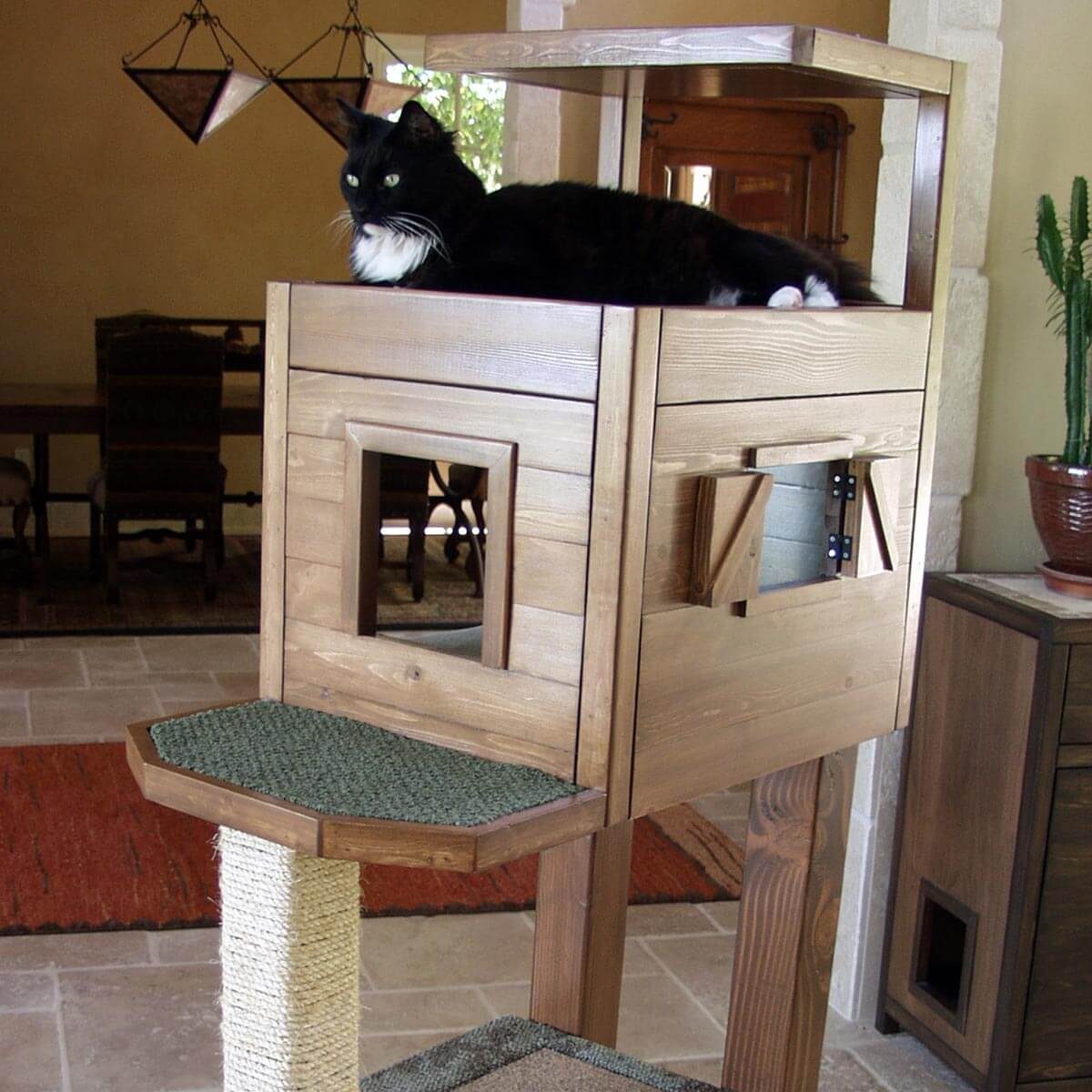 ultimate cat tree house