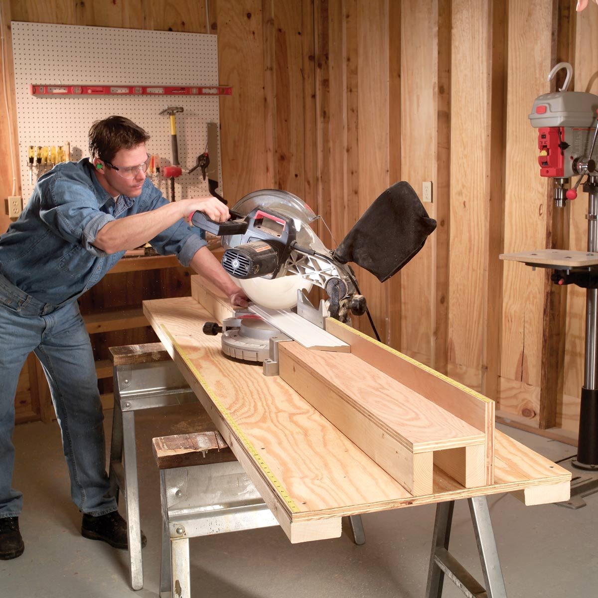Miter Saw Table Work Tip From