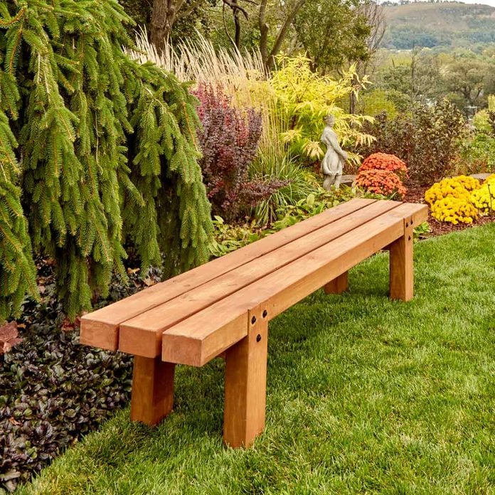 easy timber bench