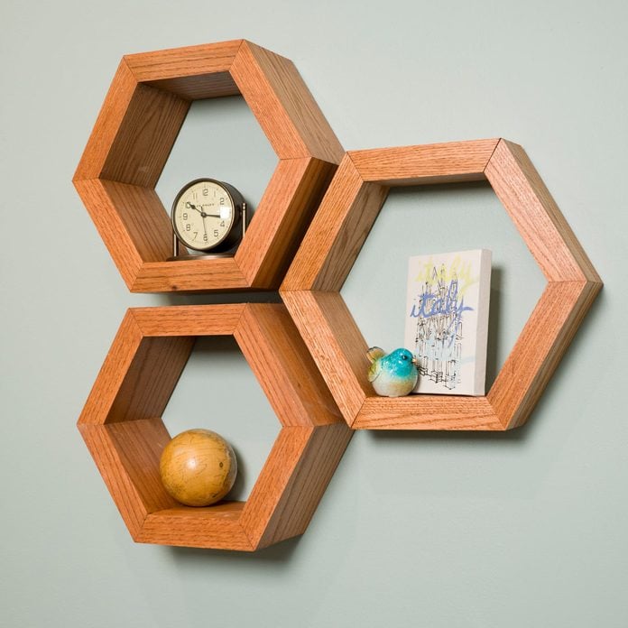 Hexagon Shelves Photo