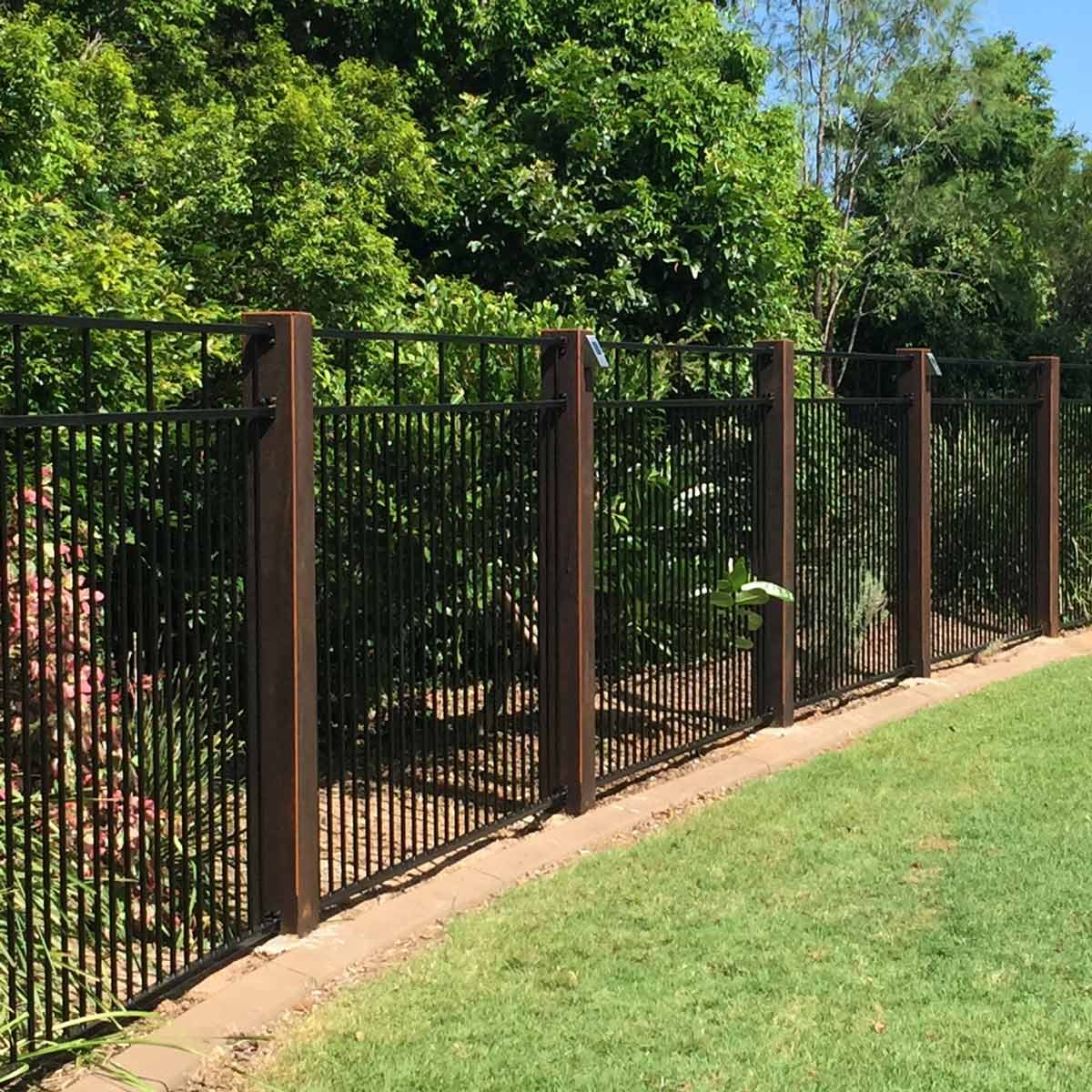 10 Modern Fence Ideas for Your Backyard — The Family Handyman - Dfh1 Ironworkfence