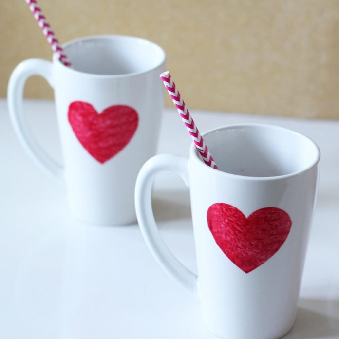 heart mug valentine 