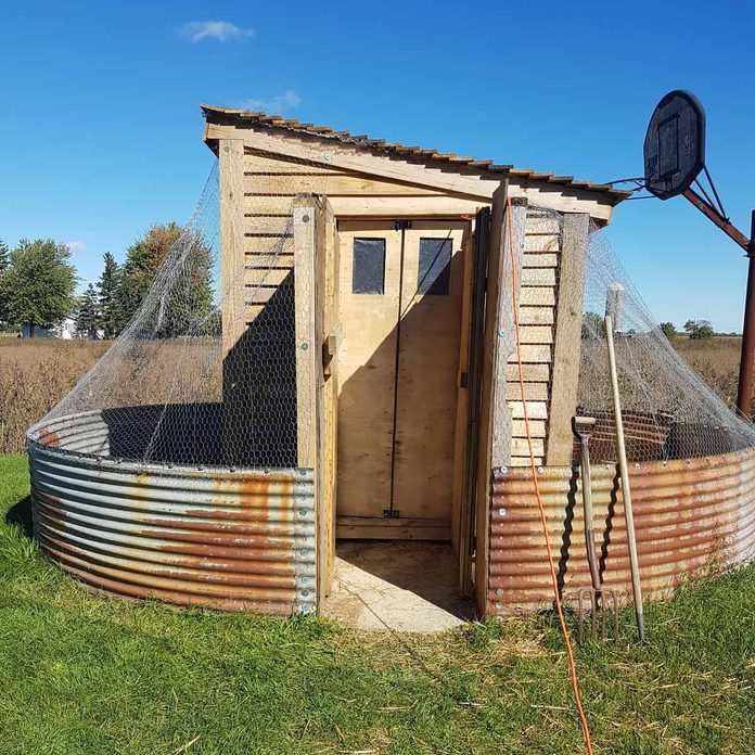 recycled chicken coop