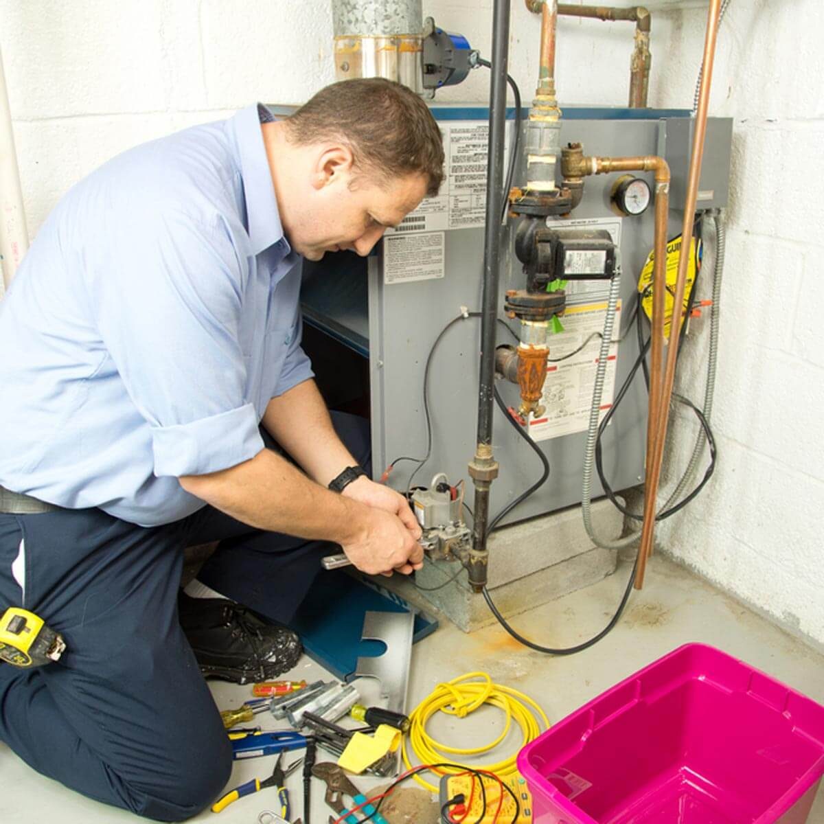 HVAC System repair tech