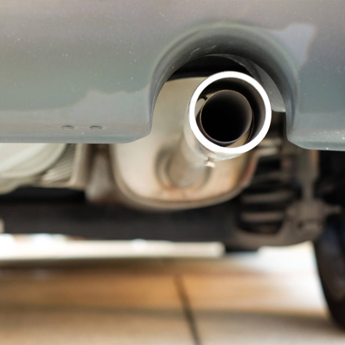 car exhaust tail pipe