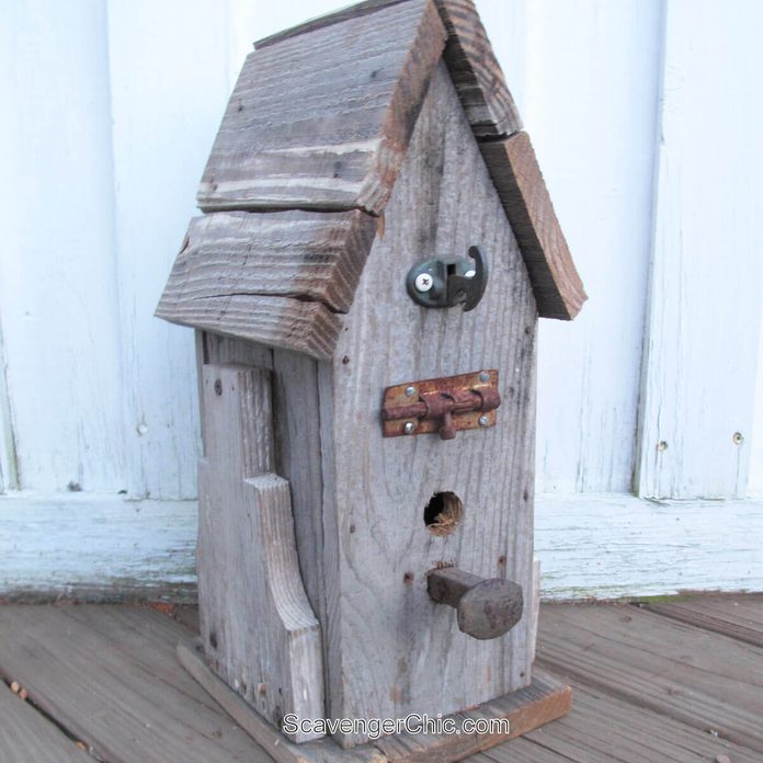 Scrap Wood Birdhouse
