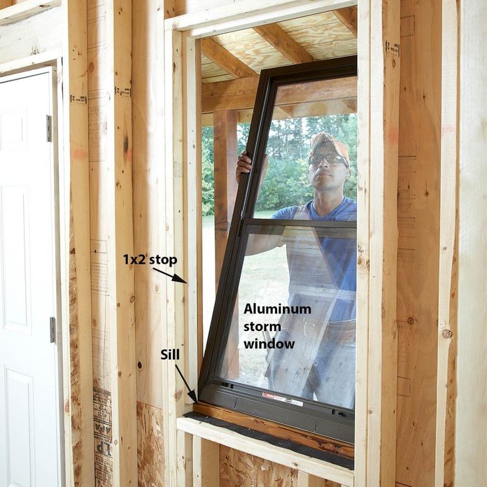 installing shed windows