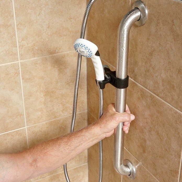 Shower hand rail