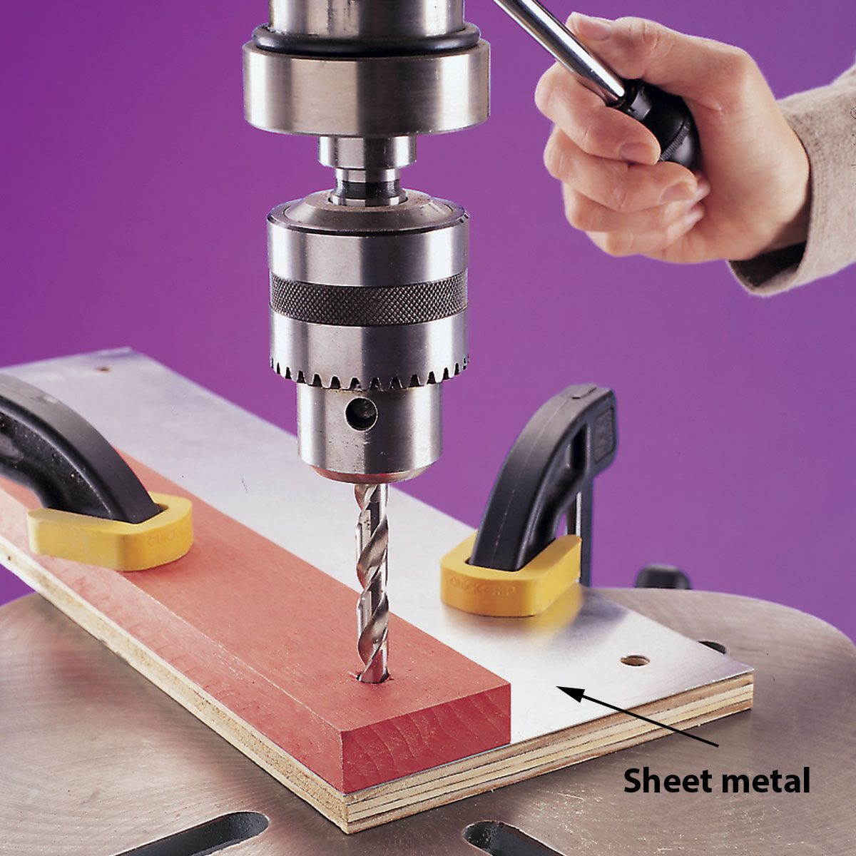 drilling-sheet-metal-shop-tip-from-the-family-handyman