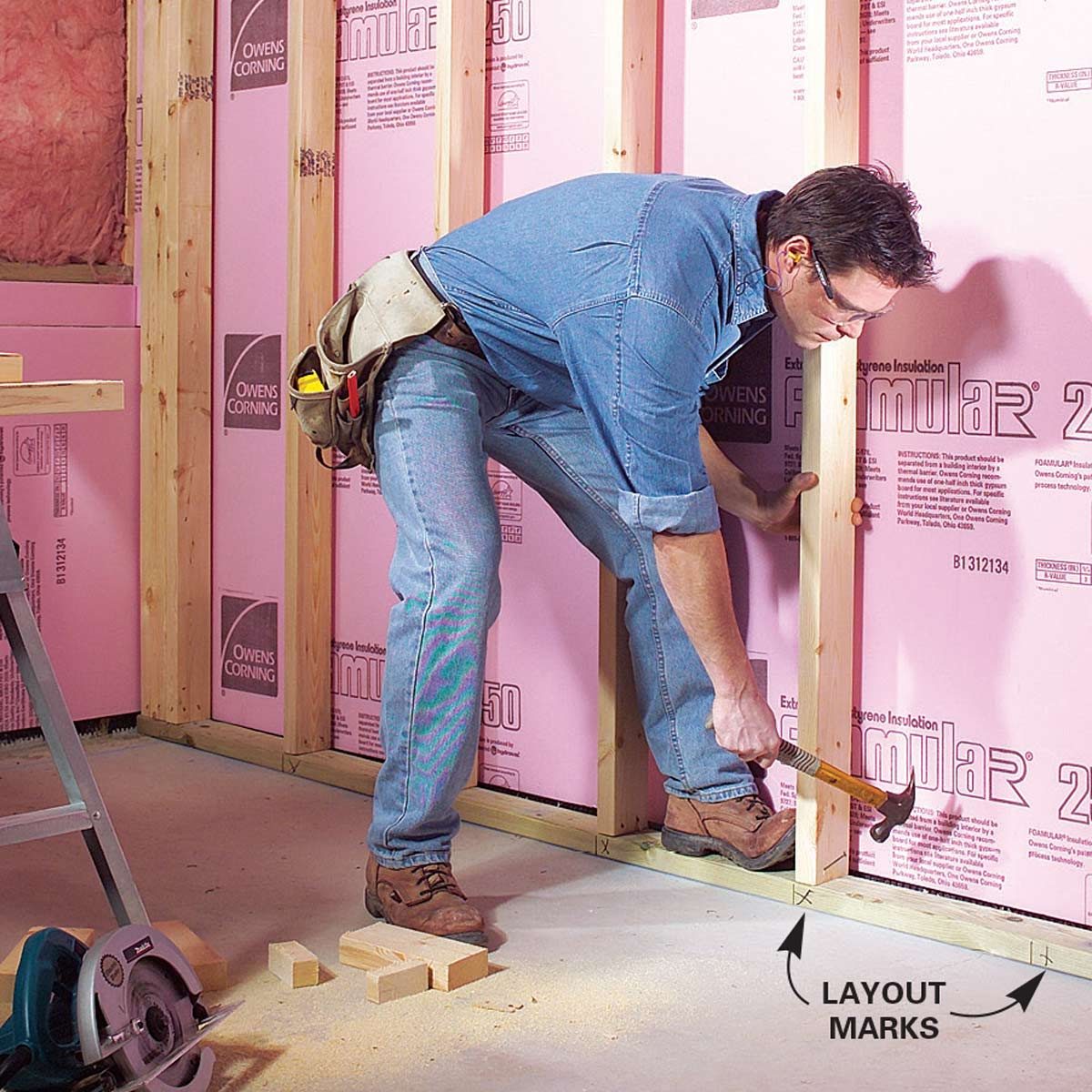 Basement Finishing How To Finish Frame And Insulate A Basement