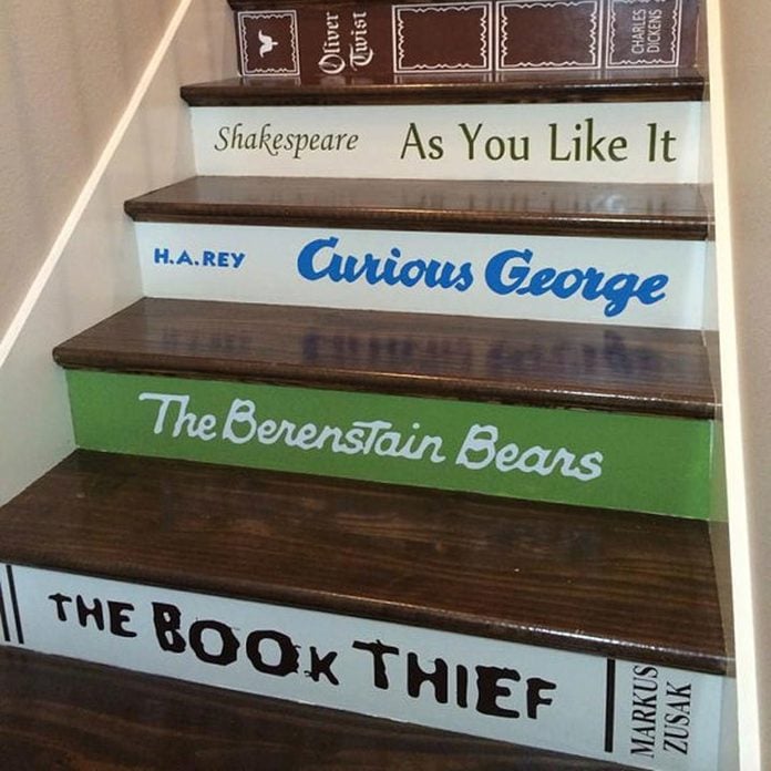 book titles stair risers