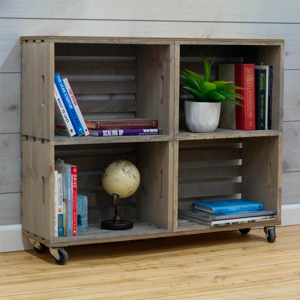 How To Build A Bookcase With Crates The Family Handyman