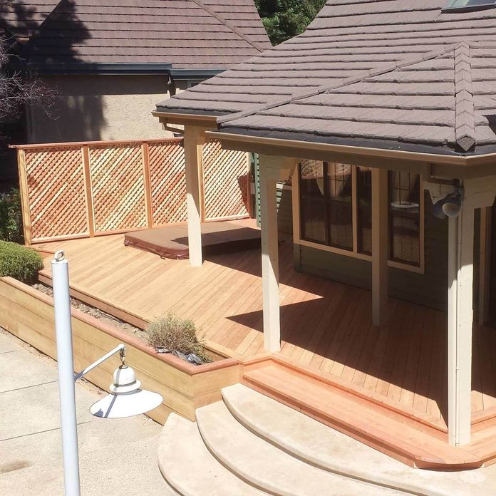 Deck with Privacy Fence