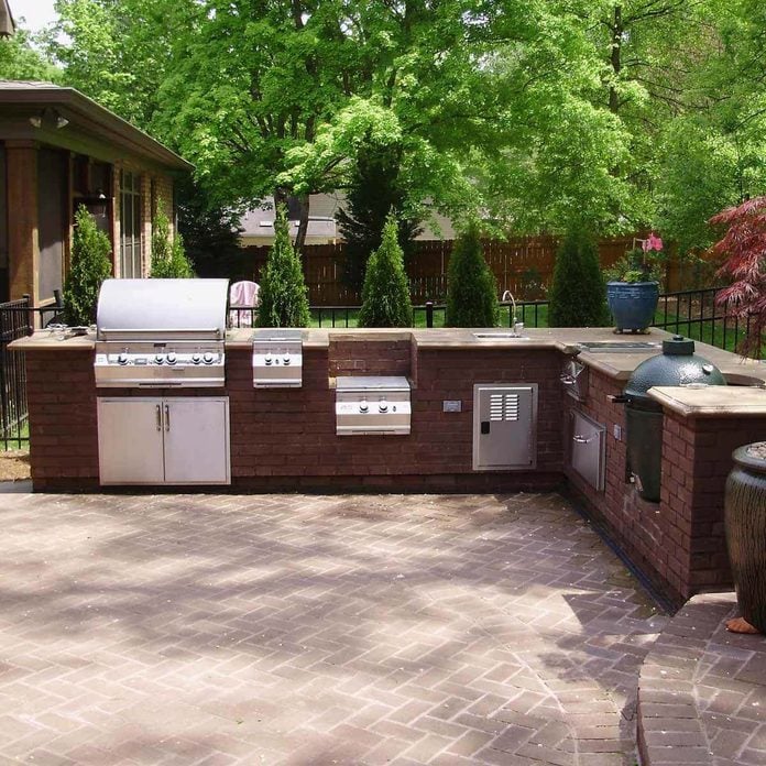 Patio with Grilling Station