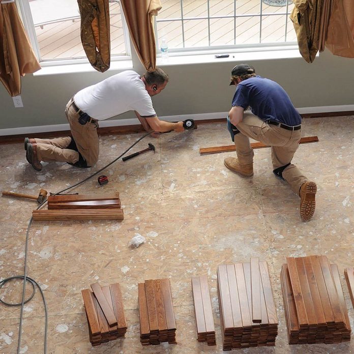 Upgrade Flooring Hardwood install